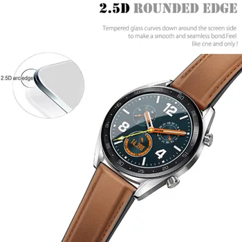Прозрачен Защитен слой От Закалено Стъкло За Huawei Watch GT 2 Active /Elegant GT2 42 мм и 46 мм Smartwatch на цял екран Защитно покритие 3
