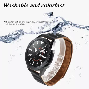 Силикон Магнитна Каишка за Samsung Galaxy Watch 4 22 мм 40 44 мм Класически 42 46 мм за 3 Часа 41 45 мм Активен 2 гривна Гривна 3