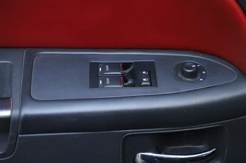 Хромирана Автомобилна Врата Прозорец Ключ Бутон за Повдигане на Капака Тампон за Dodge Challenger 2009 2010 2011 2012 2013 2014 Аксесоари за Интериора 3