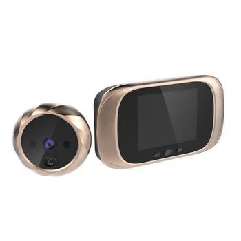 Цифров LCD дисплей е 2,8 инча Видео Звънец, Око За Гледане на Вратата, Шпионка Камера за Наблюдение На 90 Градуса Звънец за Откриване на Движение на Очите 3