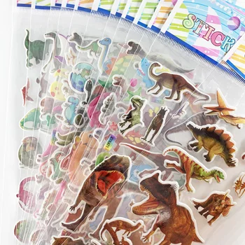 12 бр./опаковане. Случайно мультяшные стикери за деца kawaii 3D дебеличка пузырьковые етикети подарък за момичета и момчета 4