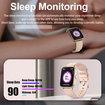 2022 Новите Смарт Часовници с пълен Сензорен Екран За Мъже и жени, Bluetooth, Отговор На Предизвикателството, умни часовници, Фитнес часовник IP67, Водоустойчива Умни Часовници за xiaomi 4