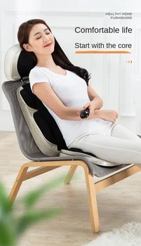 220 В масажния стол домакински многофункционален масажор за шийния прешлен, масажна подложка за врата, гърба, талията, електрически масажор за тяло 4