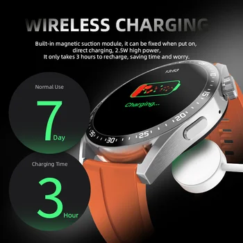 AMOLED Смарт Часовници За Мъже И Жени NFC Smartwatch Иврит Bluetooth Предизвикателство Спортен Монитор на Сърдечната Честота Безжична Зареждане на Android Мъжки Часовник 4