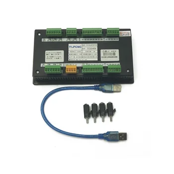 CNC контролер TC5540V LCD поддържа 4 оси USB независим контролер за движение фреза с ЦПУ cnc гравиране струг и фреза 4