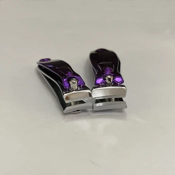 LIZY 6 см Пътни Лилави Нокти Ножици за Акрилни Нокти Професионална Машина за Косене на Кожичките от Въглеродна Стомана Модерен Подарък за Нокти 4