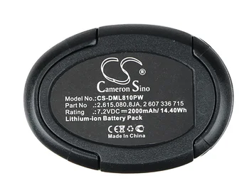 Батерия CS 2000 mah/14,40 Wh за безжичен мултифункционален инструмент DREMEL 8100,8100 2 607 336 715,2.615.080.8 JA,85-0352,B808-02 4