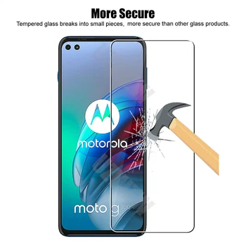 За Motorola Moto G100 Фолио за обектива на камерата и Защитно фолио за телефон от закалено стъкло 4
