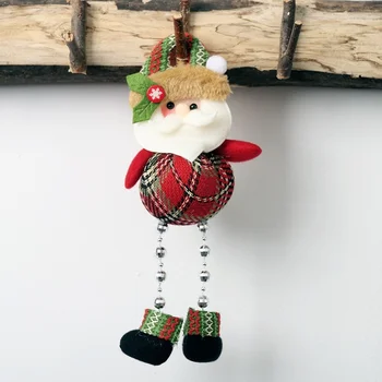 Забавни Коледни Декорации DIY Коледен Подарък на Дядо Коледа, Снежен човек Дърво Висулка Кукла се Мотае Украса за Дома Ноел Натал честита Нова Година 4