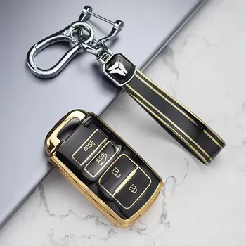Модерен Калъф за автомобилни Ключове от TPU, калъф-ключодържател за KIA Cadenza K9 K7 K-04 Sorento K900 K7, ключ от 2013 г. до 2016 г., 4 Бутона 4