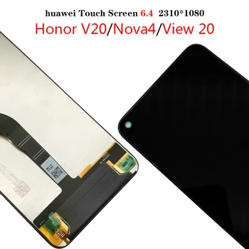 Оригинален за Huawei Honor View 20/Honor V20 LCD Дисплей е Сензорен цифров преобразувател В Събирането на PCT-L29 LCD дисплей 10 Сензорен Ремонт 4