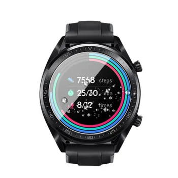 Прозрачен Защитен слой От Закалено Стъкло За Huawei Watch GT 2 Active /Elegant GT2 42 мм и 46 мм Smartwatch на цял екран Защитно покритие 4