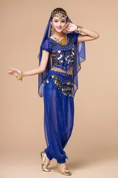 Професионален Танц на Корема Жени Ориенталски Танцови Костюми За Продажба Индийски Танцов костюм Болливудский Костюми За Възрастни 4