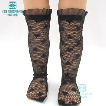1/4 BJD кукла Модни мрежести чорапи, Подходящи за 40-43 см кукла с аксесоари и Подарък за момичета дантелени чорапи 5