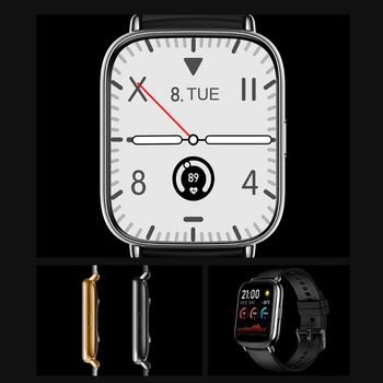 2022 НОВА актуализация HMTX официален магазин Smart-Часовници За Мъже Жени Bluetooth Smartwatch Управление на Фитнес-Тракер На Apple, Android на повикване 5