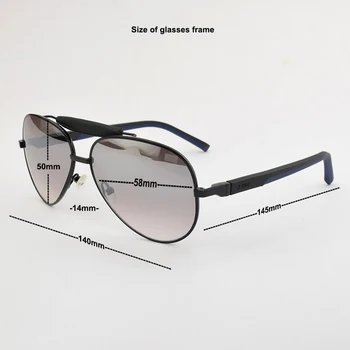 2023 ЕТИКЕТ марка поляризирани слънчеви очила Класически мъжки модни vintage слънчеви очила Квадратни слънчеви очила TR90 За шофиране на водача TH0881 UV400 5
