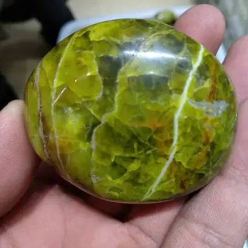 90 г Натурален Зелен Опал Палмова Камък Crystal Полиран Проба Мадагаскар 5