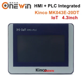 Kinco HP043-20DT/20DTC HMI АД Всичко в едно 4,3-инчов Сензорен екран С програмируем контролер Вграден панел DI9 DO9 2AI RS485 5