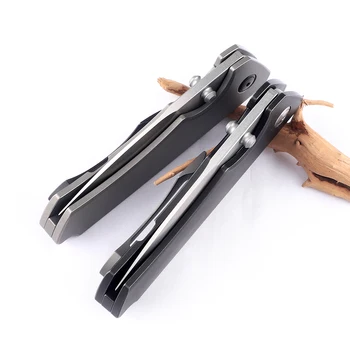 M390 стоманен нож титановая дръжка открит къмпинг сгъваем ловен нож EDC джобен инструмент 5