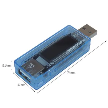 USB Зарядно Устройство за Тестер Д-р Измерване на Напрежение, Ток, Волтметър Амперметър Тестер Капацитет на Батерията Мобилен Детектор Мощност USB Метър 5