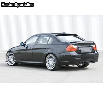 За BMW Серия 3 E90 HM Стил Въглеродни Влакна, Заден Спойлер на покрива на Автомобила Крило 2005-2012 5