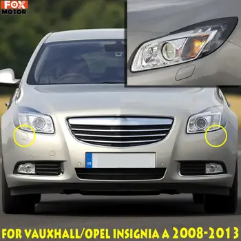За Opel Vauxhall Insignia A 2008-2013 Делото дюзи за Миене на фаровете 20998581 Капак Предна Броня RH LH Неокрашенный 1452018 1452017 5