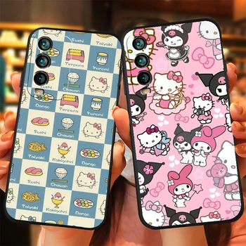Калъф Hello Kitty 2023 Калъфи За Телефони Xiaomi MI11 MI 11 Lite POCO F3 GT X3 GT M3 Pro X3 NFC Рамка Коренно Мек TPU 5