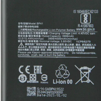 Новата работа на смени Батерията на телефона BP40 За Redmi K20 Pro Mi 9T Pro K20 Pro Premium BP41 За Xiaomi Redmi K20 Mi9t 39000 ма 5